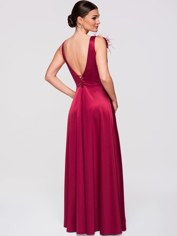 Ombre Abendkleid‌‌‌‌ in Rot