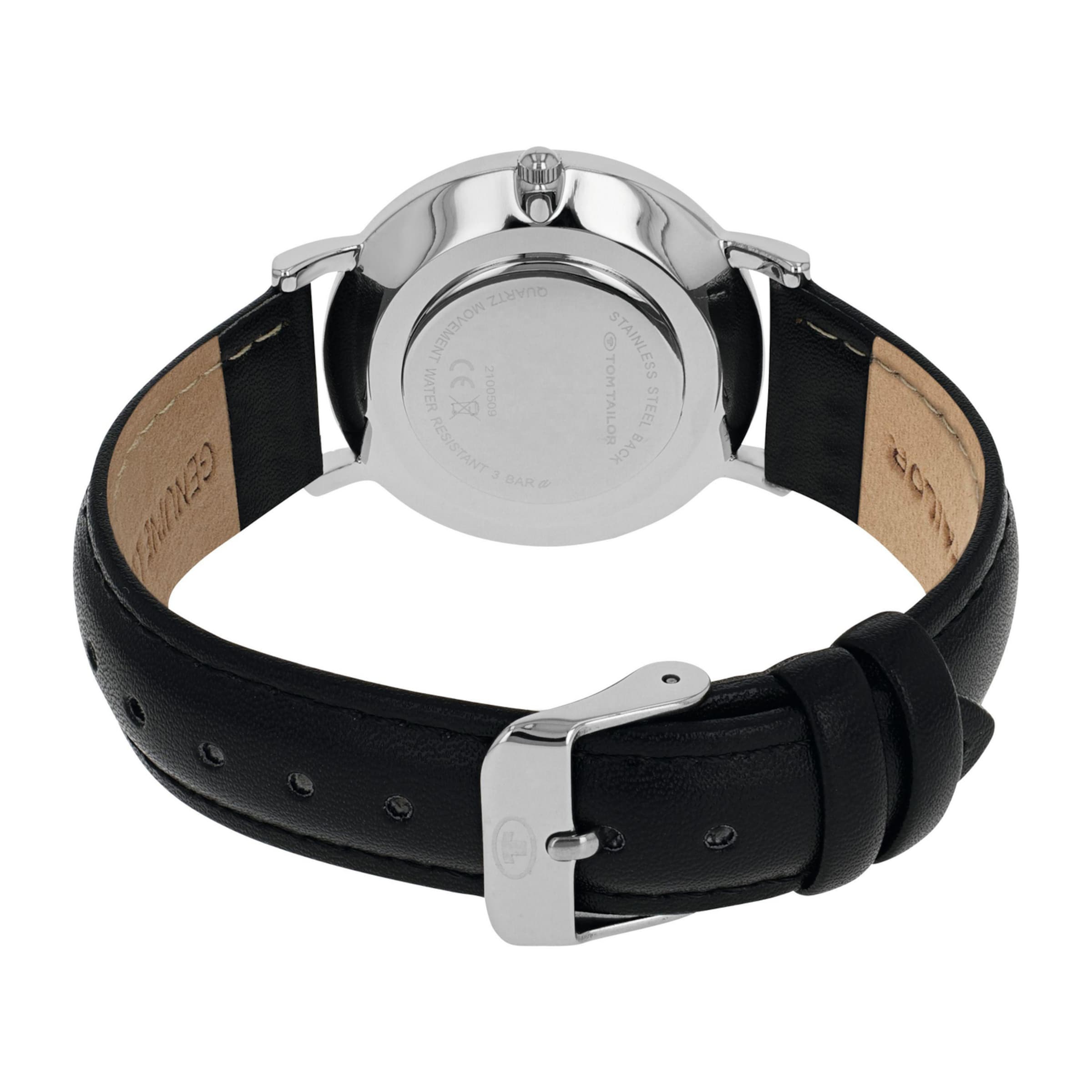 TOM TAILOR Analog Watch in Black