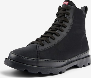 CAMPER Lace-Up Ankle Boots 'Brutus' in Black: front