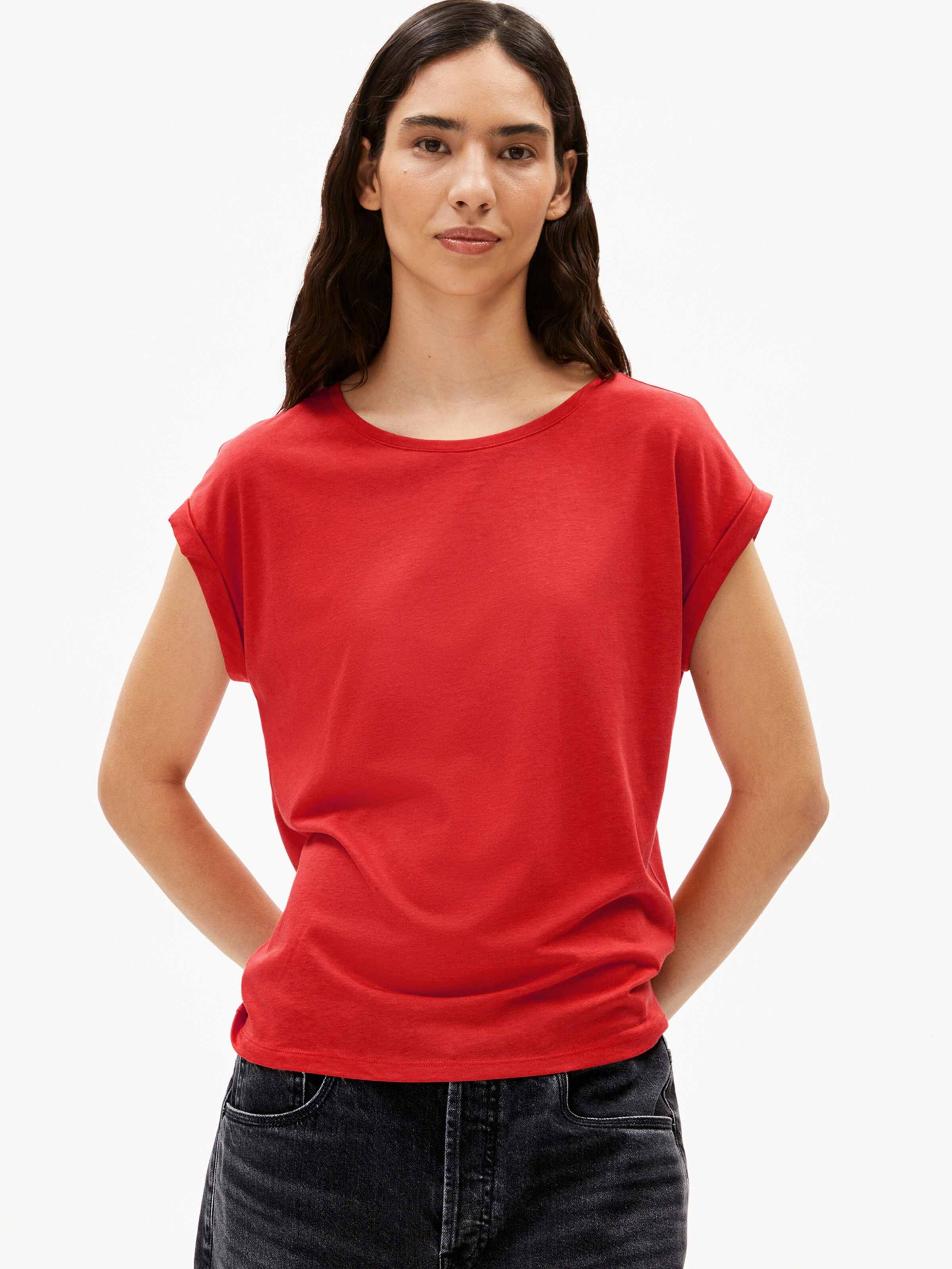 ARMEDANGELS Shirt in Orange: front