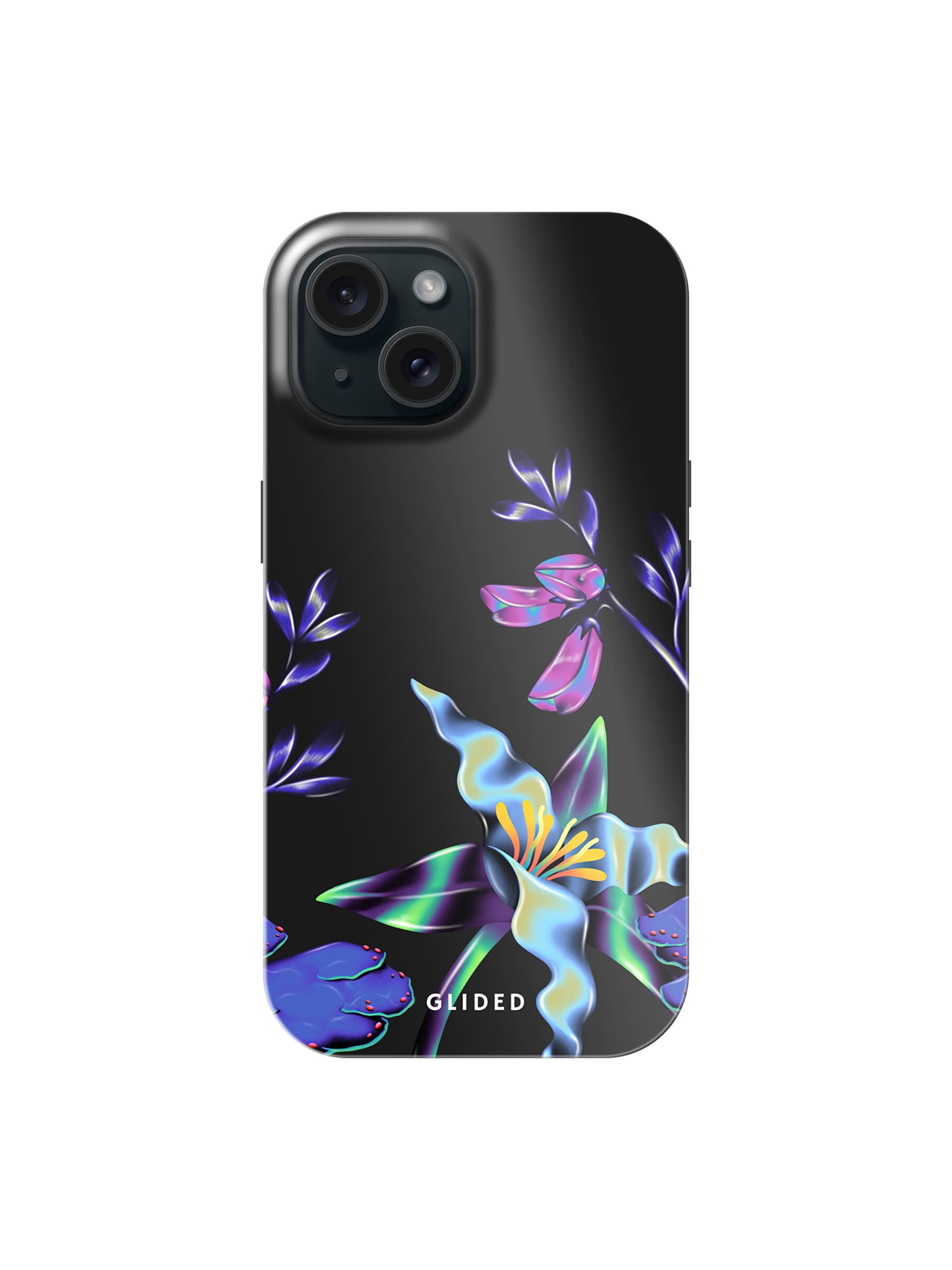 Glided Smartphone Case 'Special Flower Glided Handyhülle' in Black