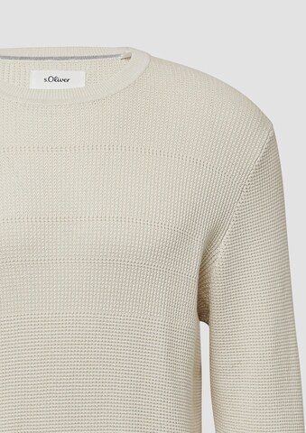 s.Oliver Sweater in Beige