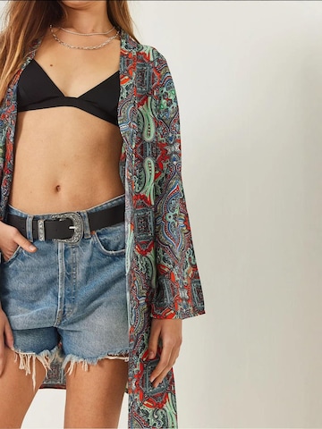 Bianco Lucci Kimono | mešane barve barva