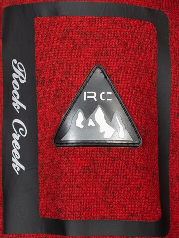Rock Creek Fleecejacke in Rot