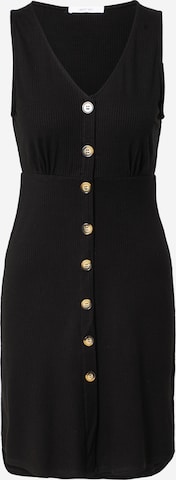 ABOUT YOU Knitted dress 'Carey' in Black: front