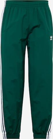 Effilé Pantalon ADIDAS ORIGINALS en vert : devant