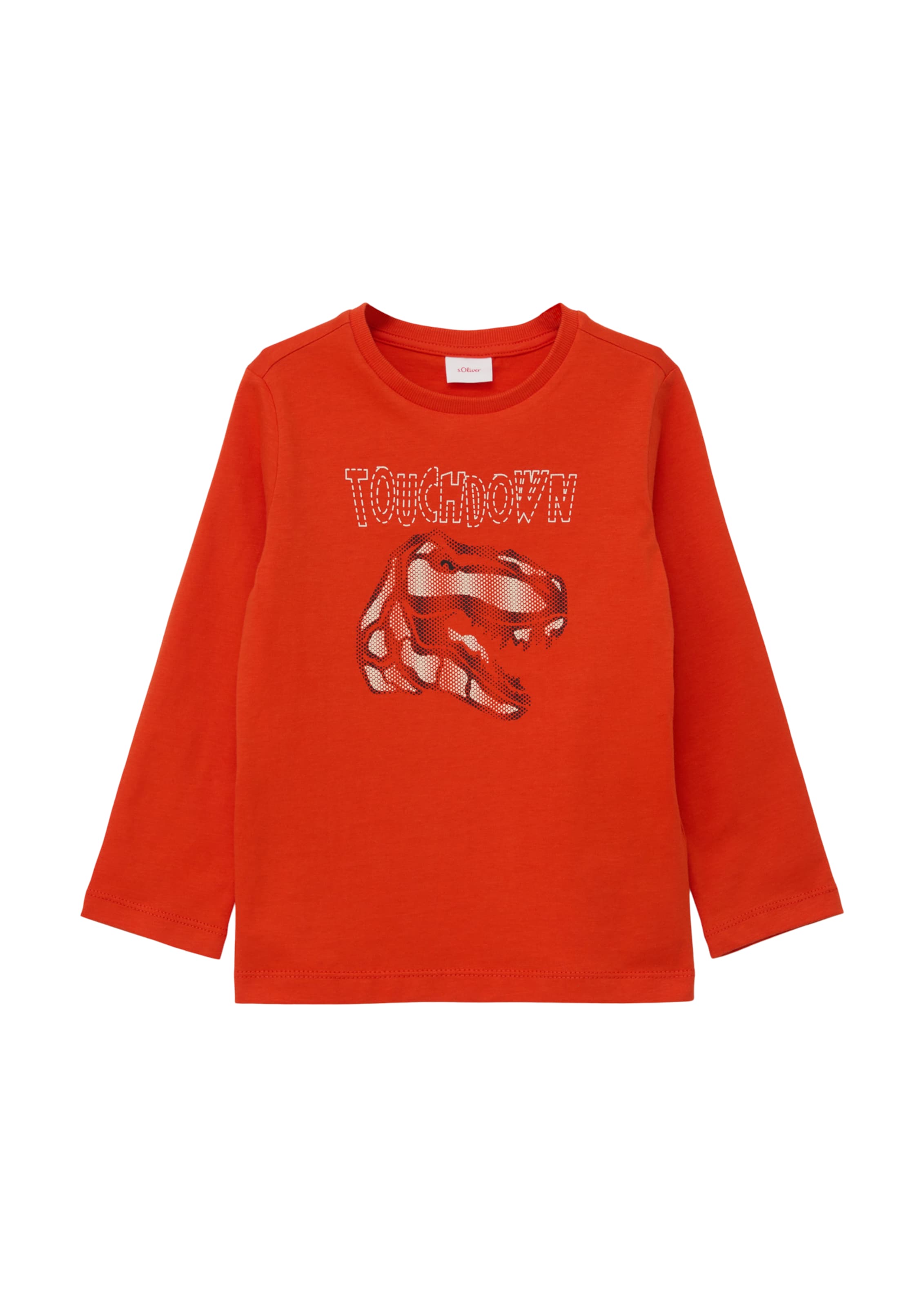 s.Oliver Shirt in Oranje: voorkant