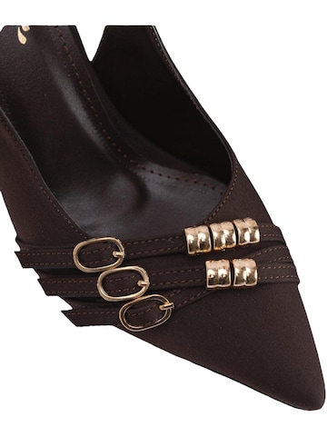 Limoya Slingpumps 'Rosig' in Bruin