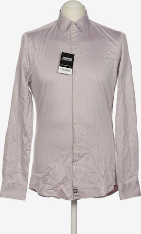 STRELLSON Button Up Shirt in S in Purple: front