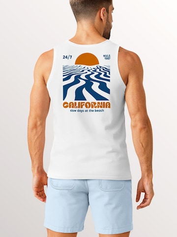 Neverless Shirt 'California Sunset' in White