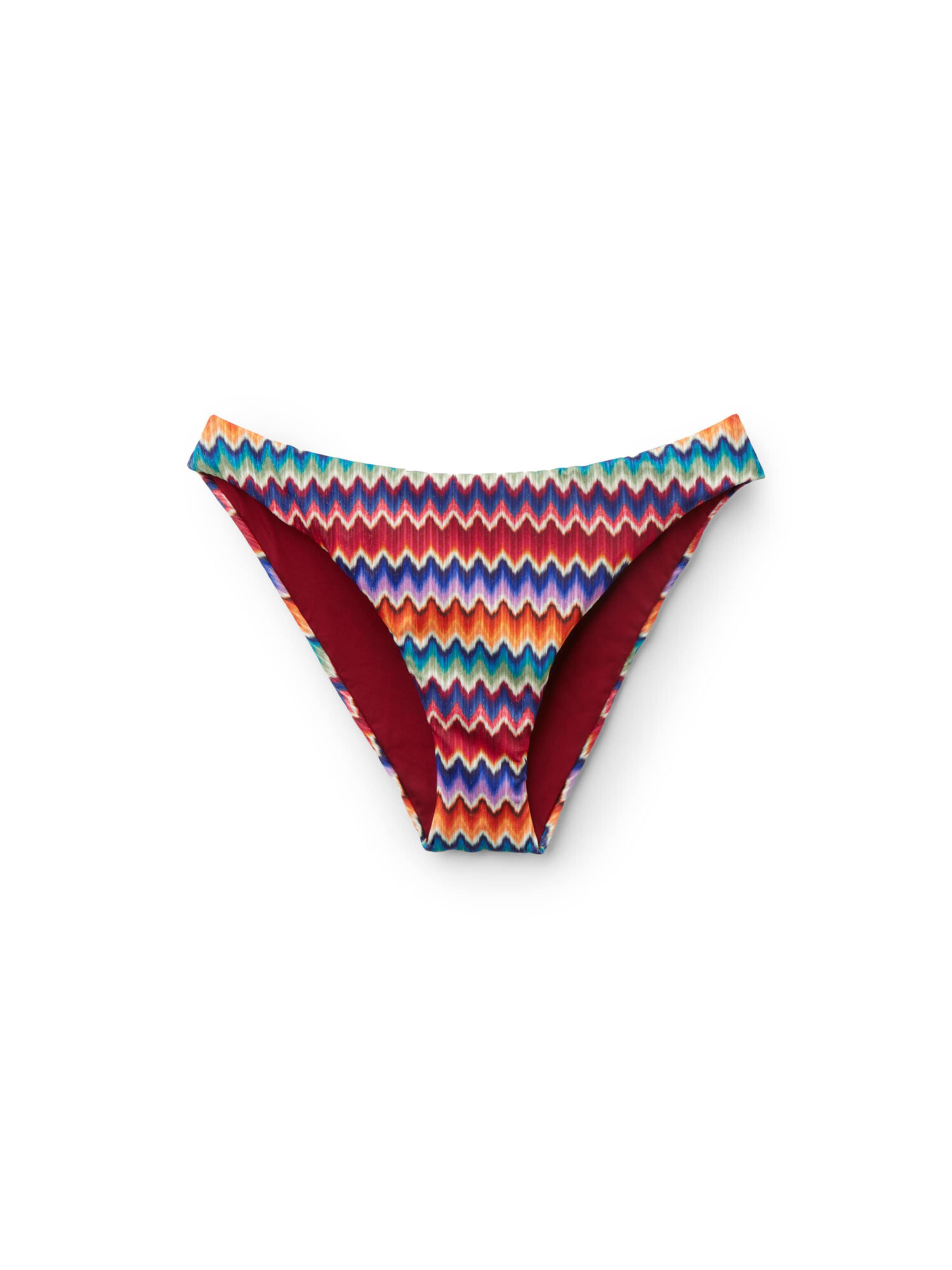 CALZEDONIA Bikinihose 'Vibrant Chevron' in Mischfarben: Vorderseite