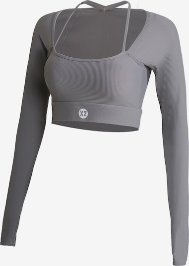 YEAZ Tehnička sportska majica 'Club Level' u siva, Pregled proizvoda