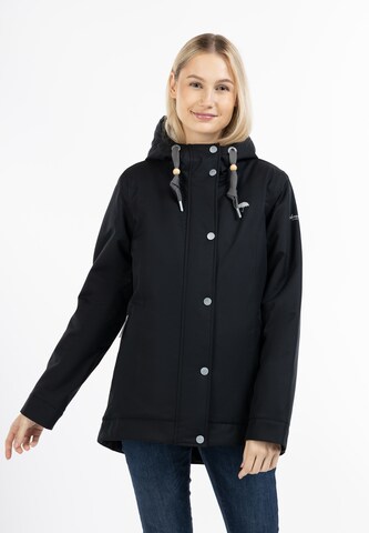Schmuddelwedda Funktionsjacke in Schwarz: Vorderseite