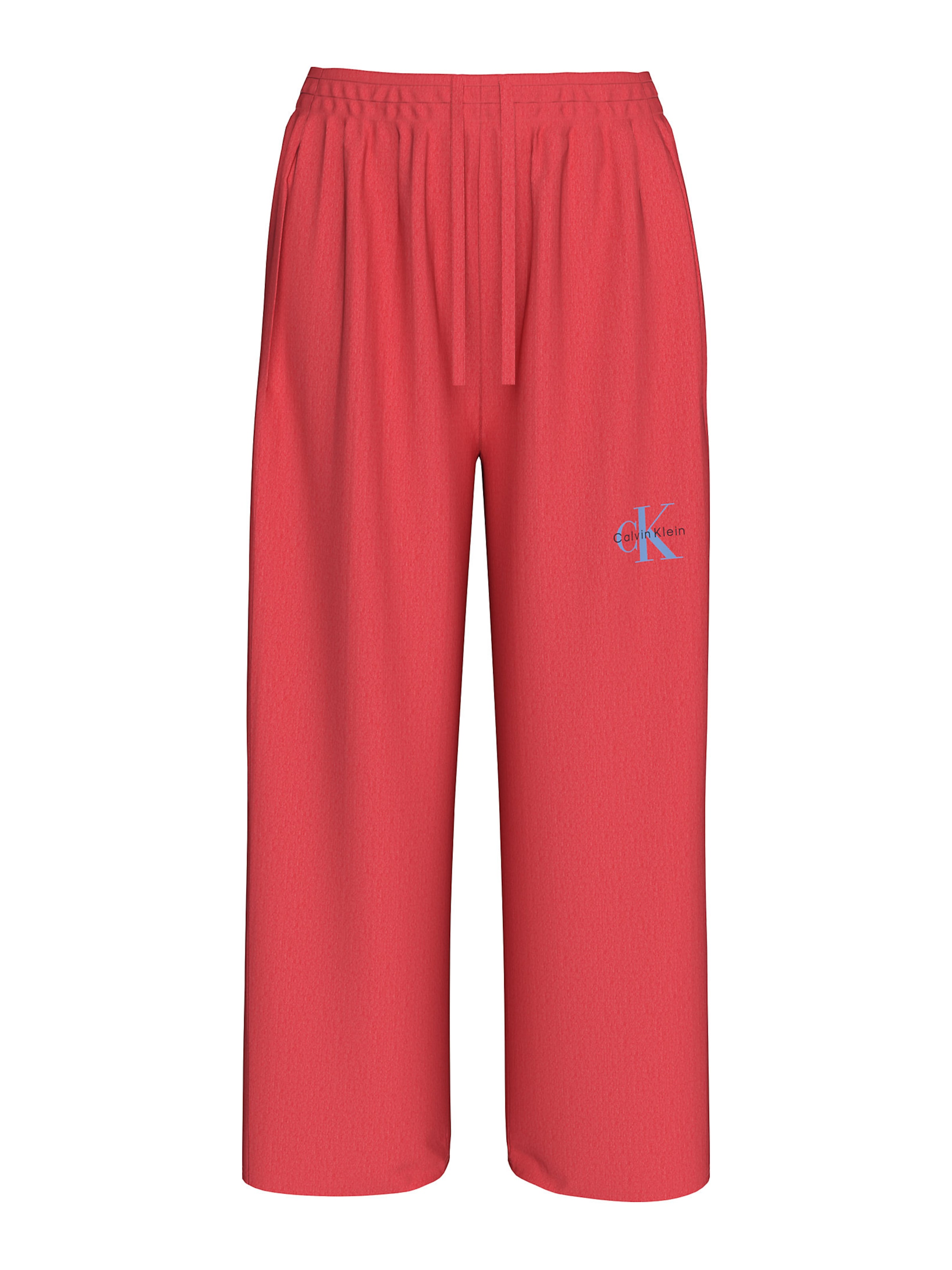 Calvin Klein Wide Leg Hose in Pink: Vorderseite