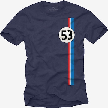 MAKAYA Shirt 'Herb-ie 53' in Blue: front