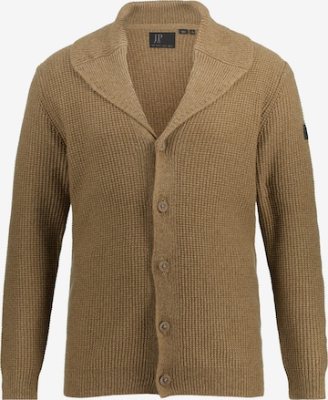 JP1880 Knit Cardigan in Brown: front