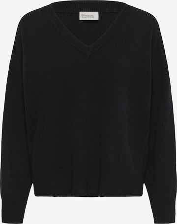 My Essential Wardrobe Trui 'Jola' in Zwart: voorkant