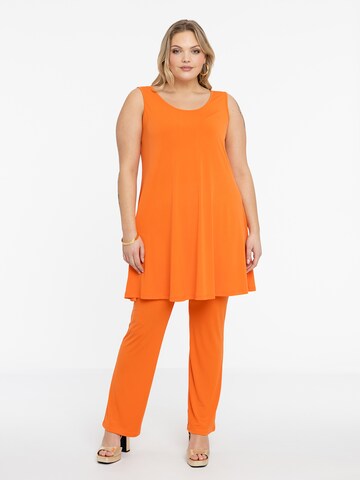 Skinny Leggings 'Dolce' Yoek en orange