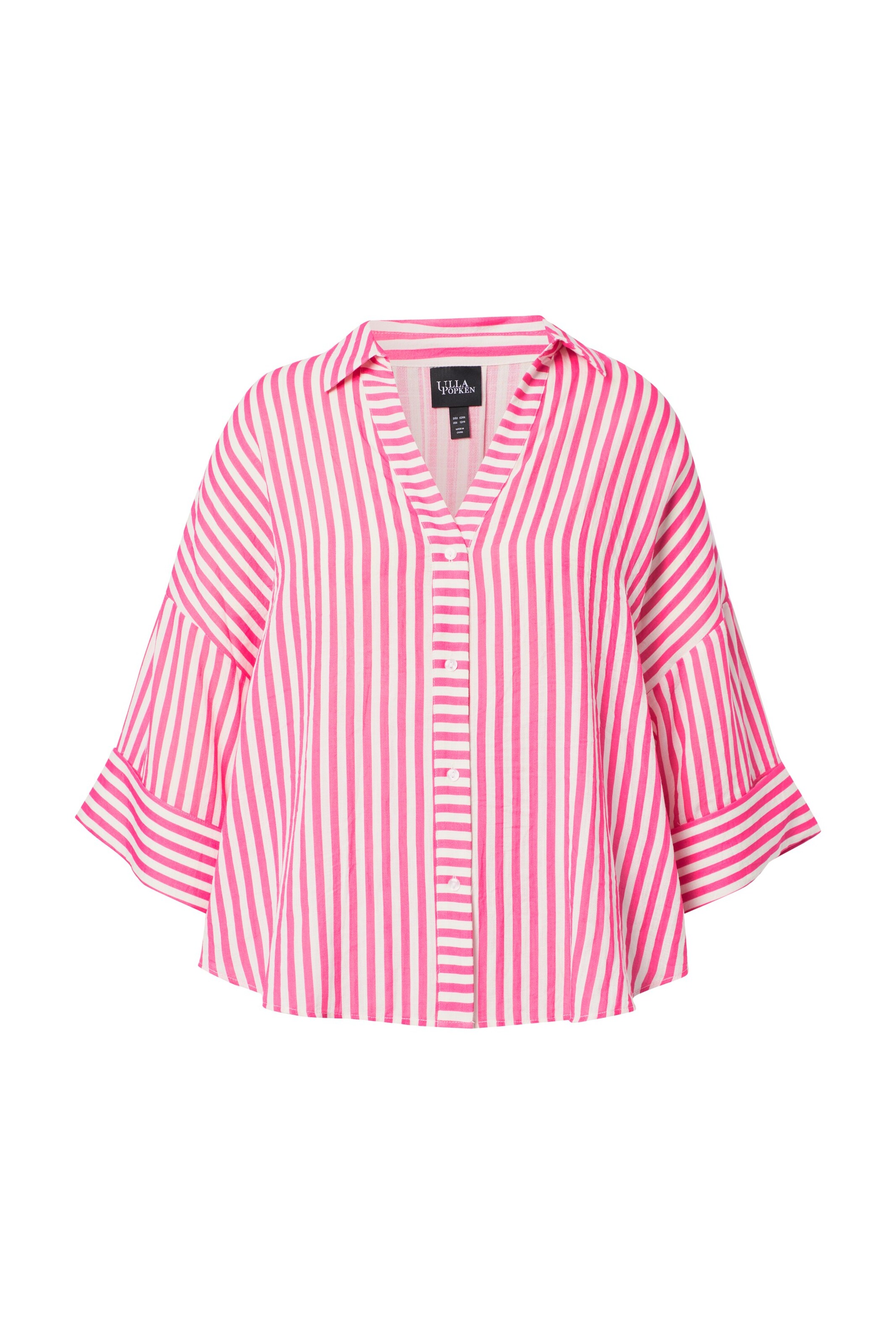 Ulla Popken Bluse in Pink: Vorderseite