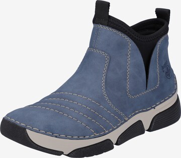 Rieker Chelsea Boots in Blue: front