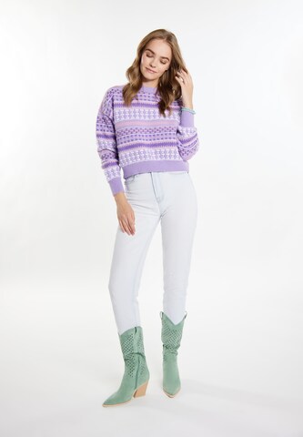 IZIA Sweater 'Eyota' in Purple