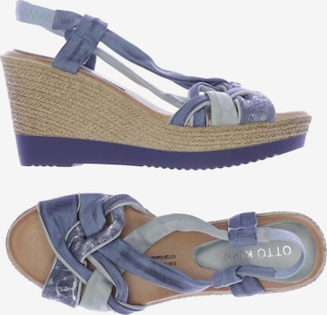 OTTO KERN Sandals & High-Heeled Sandals in 38 in Blue: front