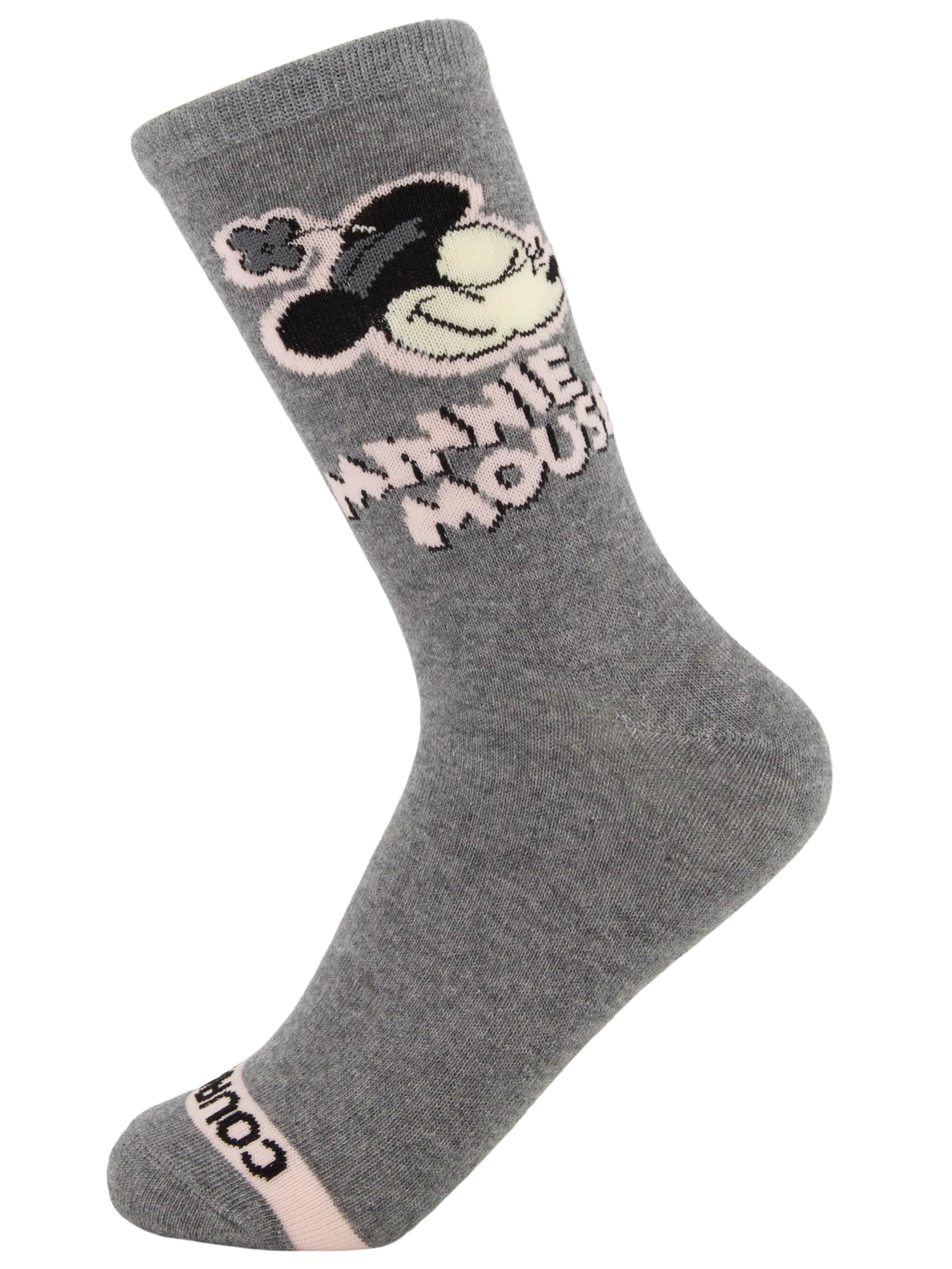 DISNEY Sokken 'Minnie-Maus' in Beige