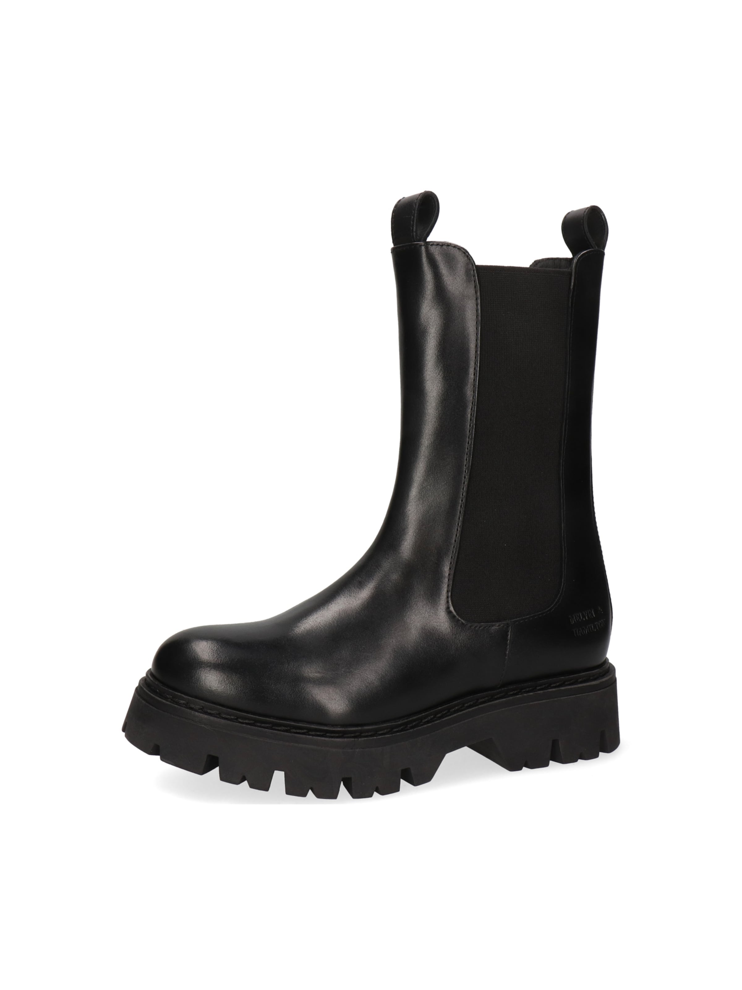 MELVIN & HAMILTON Chelsea Boots 'Thelia 3' in Black: front