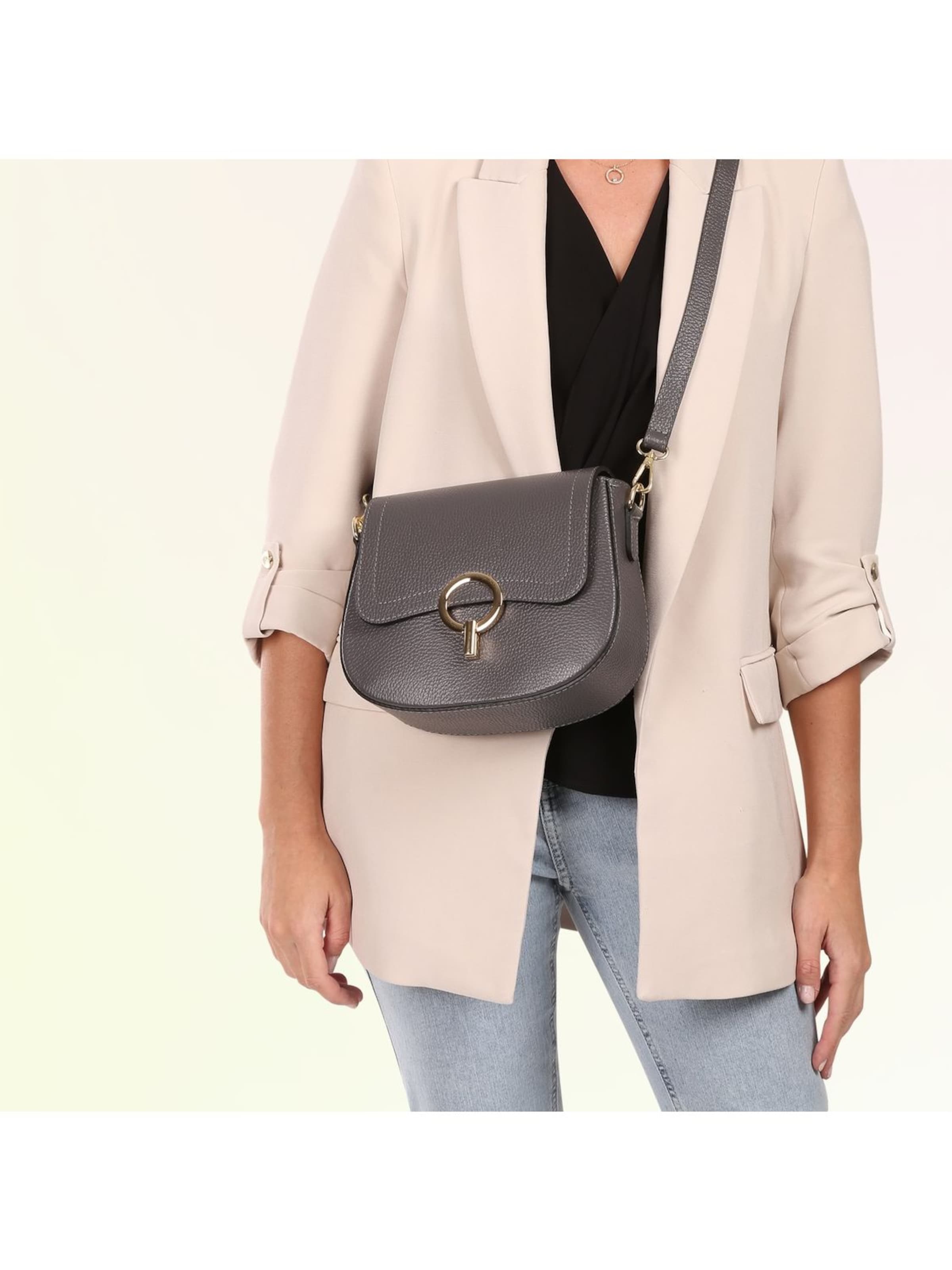 Sac à bandoulière Toscanto en gris