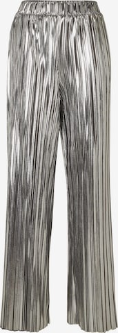 Pantalon 'Naline' SELECTED FEMME en argent : devant