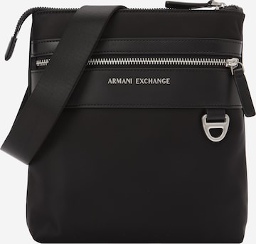 ARMANI EXCHANGE Olkalaukku 'LAS VEGAS' värissä musta: etupuoli