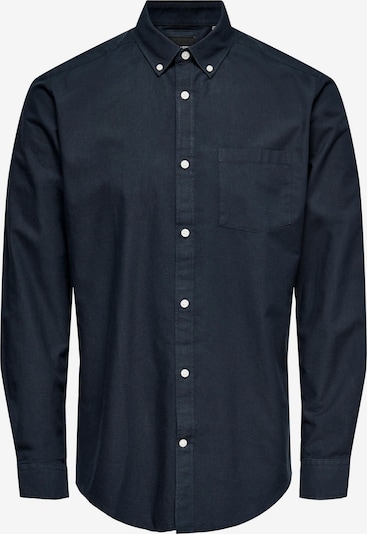 Only & Sons Skjorte 'Neil' i navy / hvid, Produktvisning