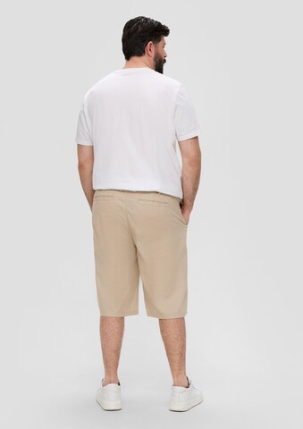 s.Oliver Men Big Sizes Loosefit Hose in Beige