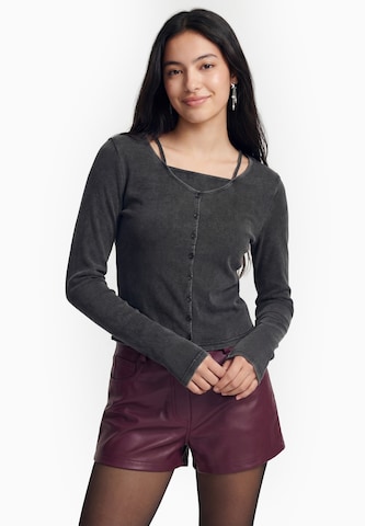 myMo ROCKS - Camisa em cinzento: frente