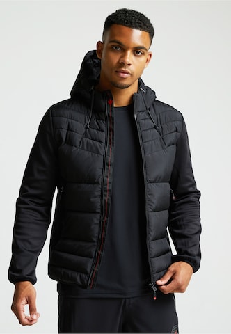 Zavetti Canada LAZINO HYBRID PUFFER JACKET ' ' in Schwarz: Vorderseite