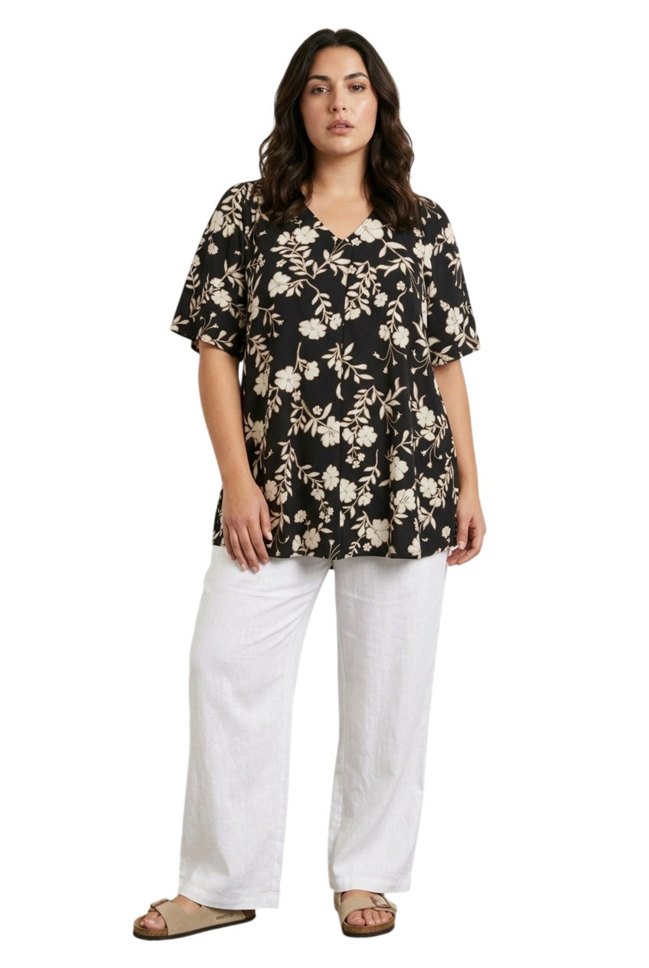 Stil Diva Shirt in Black: front