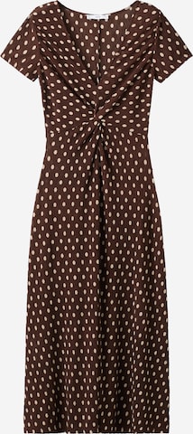 MANGOHaljina 'POMI' - smeđa boja: prednji dio