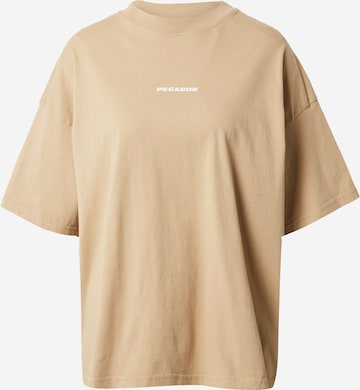 Pegador Shirt in Bruin: voorkant