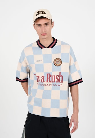 Pullover 'Victory' di Prohibited in blu: frontale