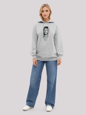 Sweat-shirt 'TV Times Pop Star David Bowie Portrait 1977' F4NT4STIC en gris