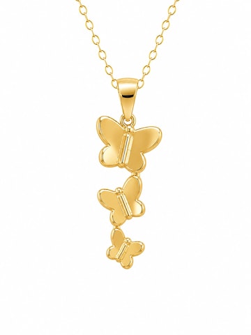 CHIVAL Necklace 'Butterfly Trio' in Gold: front