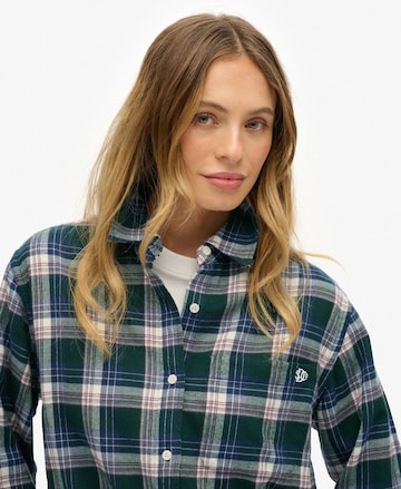 Chemisier Superdry en bleu