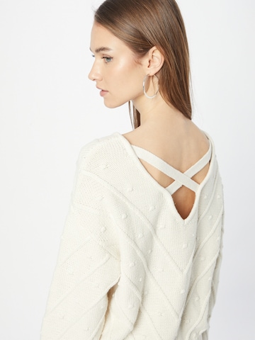 ABOUT YOU Sweater 'Hermine' in Beige