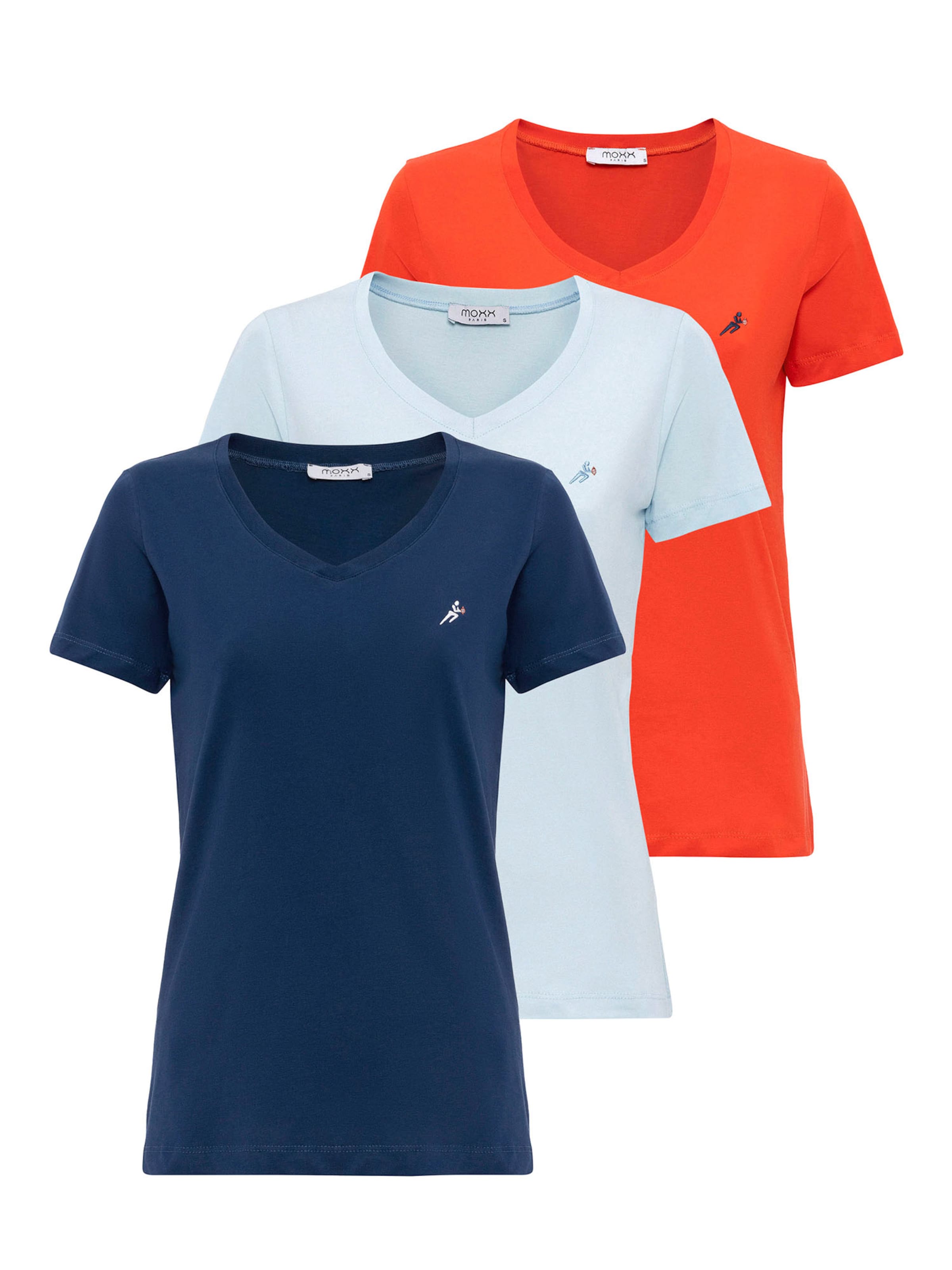 Moxx Paris Majica | modra barva: sprednja stran