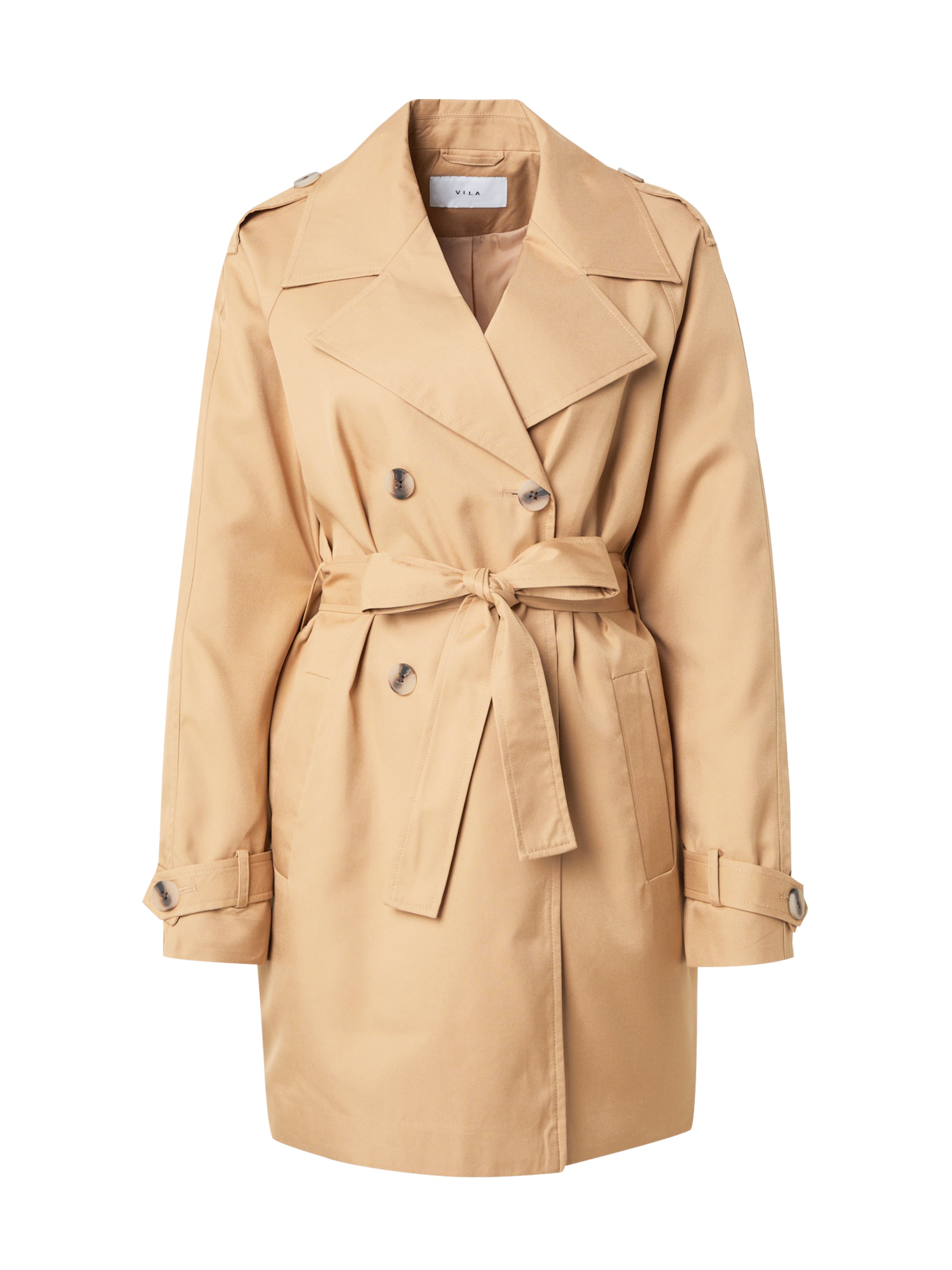 VILA Overgangsfrakke 'Zelena' i beige: forside