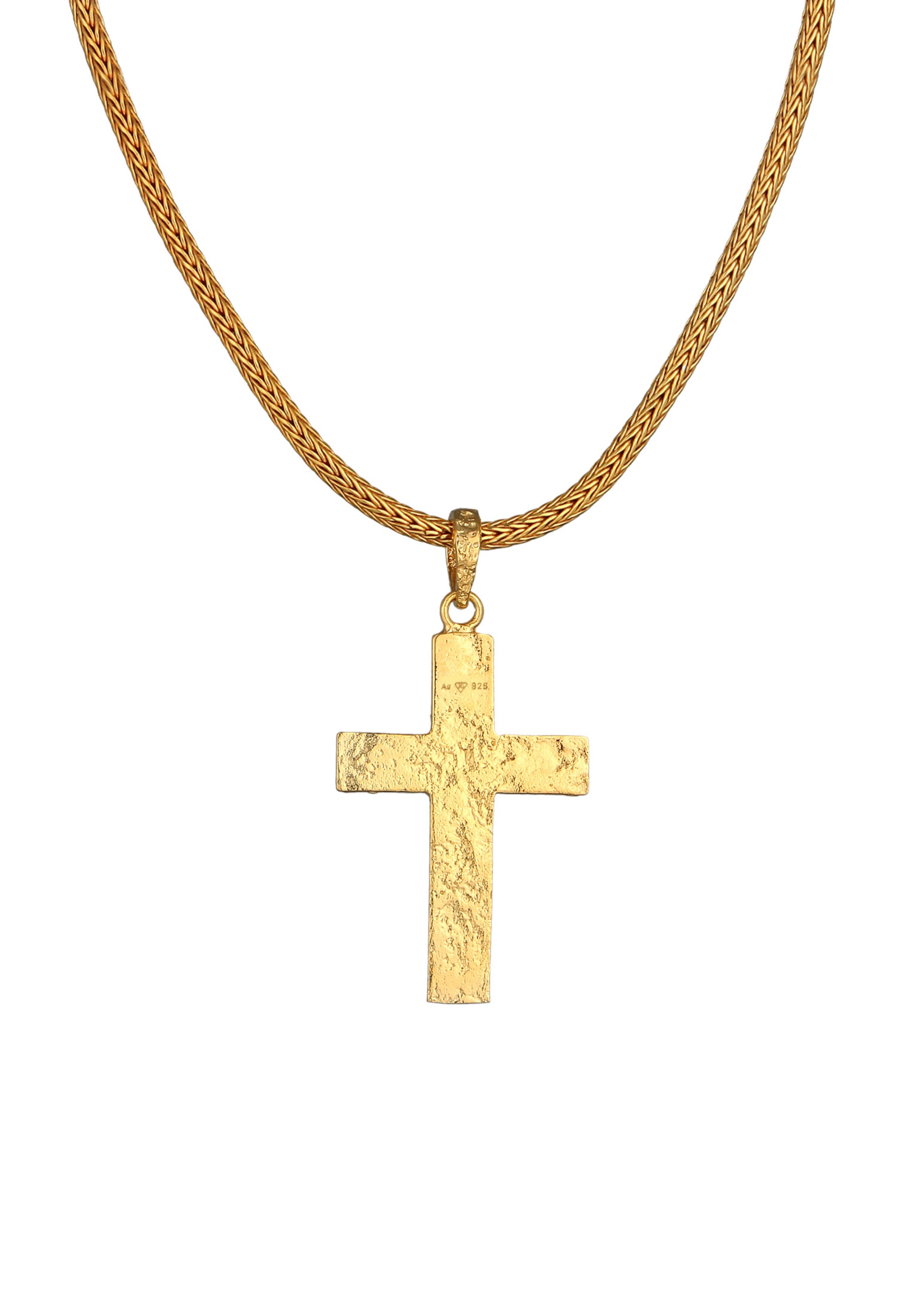 KUZZOI Ketting 'Kreuz' in Goud