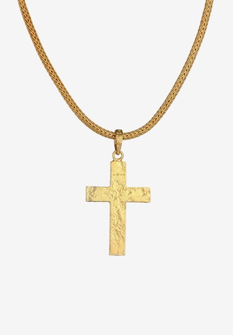 KUZZOI Kette 'Kreuz' in Gold