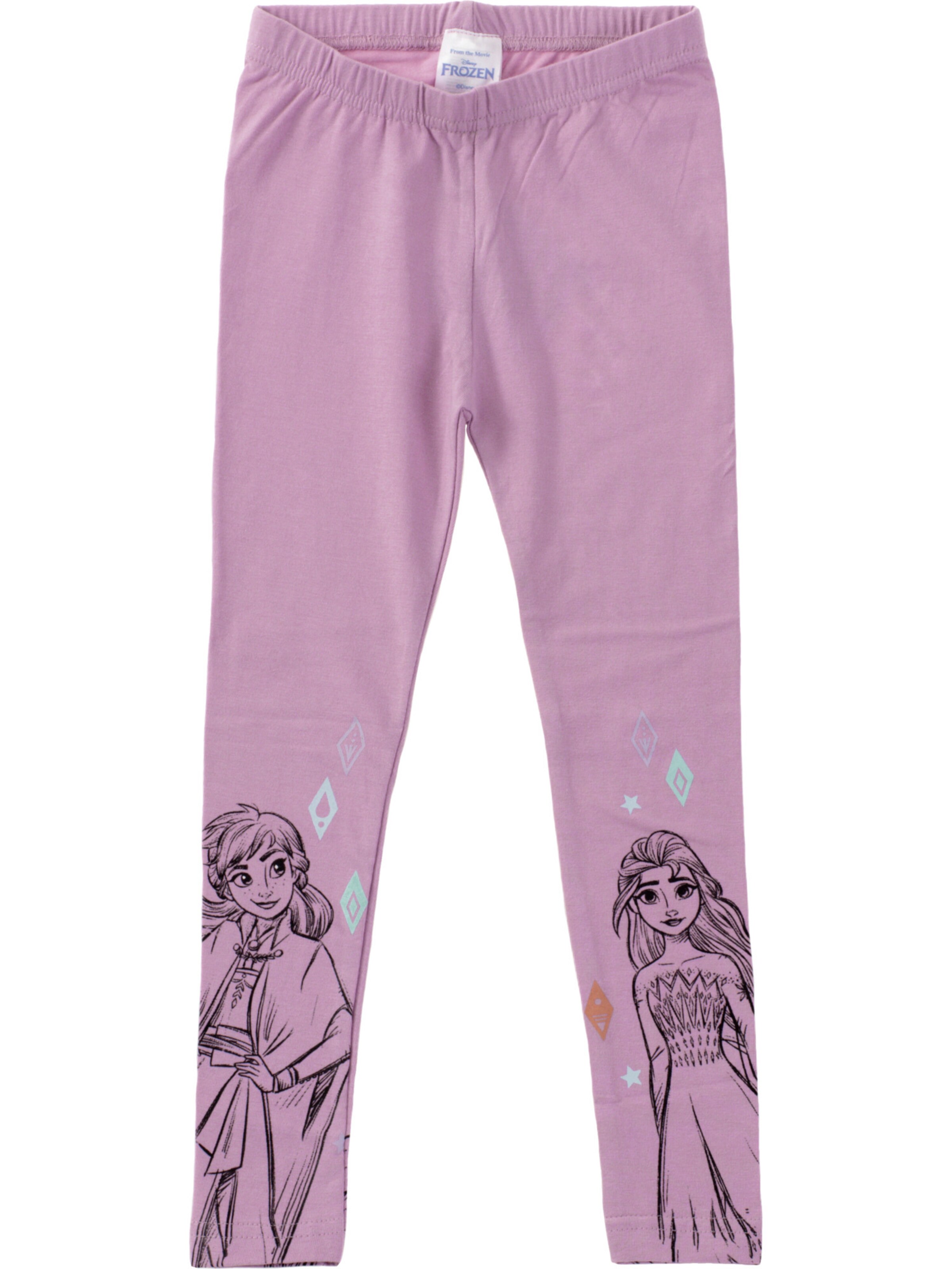 DISNEY Leggings 'Frozen' in Roze: voorkant