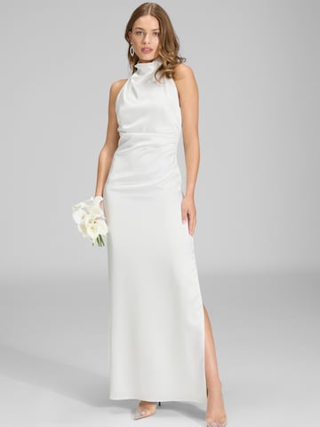 SWING Õhtukleit, värv beež: eest vaates