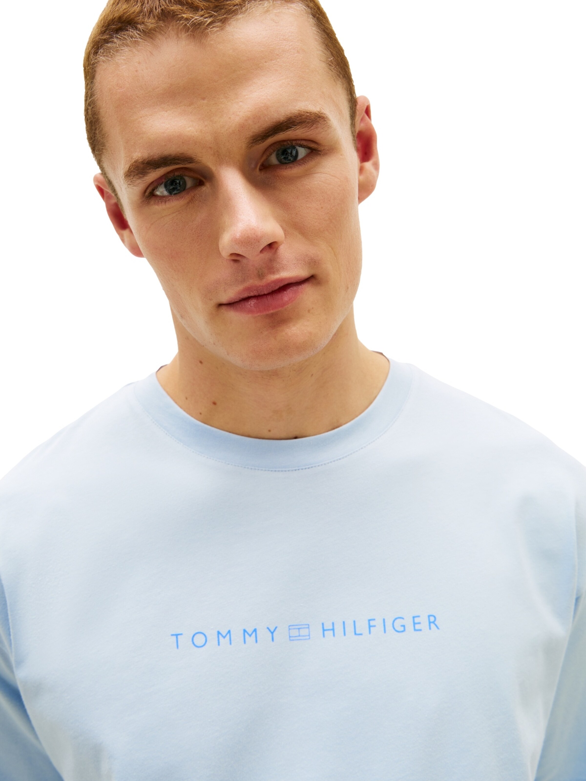 mėlyna TOMMY HILFIGER Marškinėliai